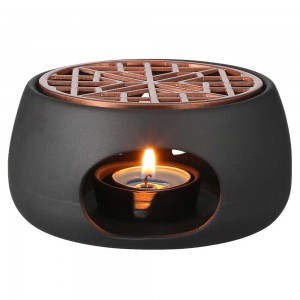 Porcelain Teapot Warmer Black