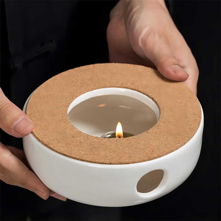 Ceramic Teapot Warmer Classic White