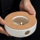 Ceramic Teapot Warmer Classic White