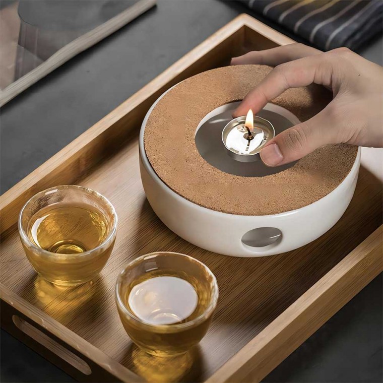 Ceramic Teapot Warmer Classic White