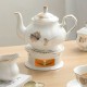 Ceramic Teapot Warmer Round White