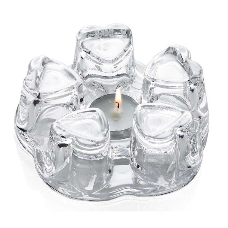 Glass Teapot Warmer Love