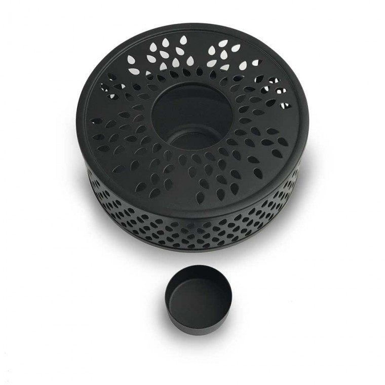 Stainless Steel Teapot Warmer Classic Black