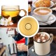 Stainless Steel Teapot Warmer Golden Flower