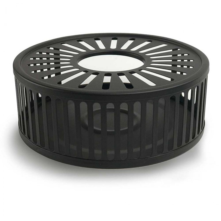 Stainless Steel Teapot Warmer Modern Black