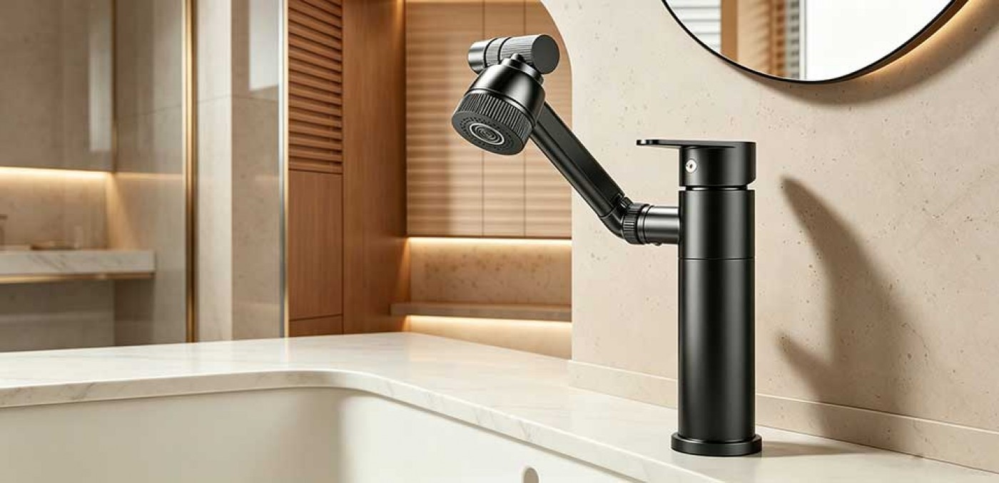 Luxury Premium Rotatable Bathroom Sink Faucet