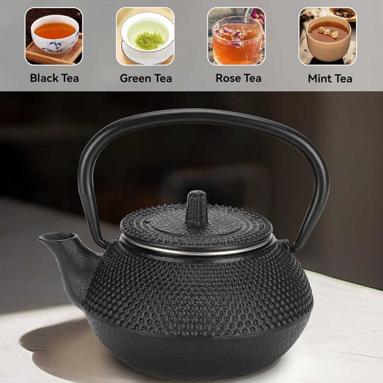 Pearl Cast Iron Teapot 300ml/10oz