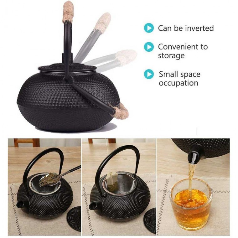Pearl Cast Iron Teapot 800ml/27oz