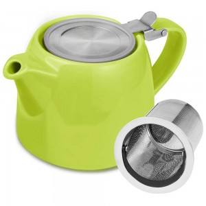 Green Ceramic Teapot 500ml/17oz