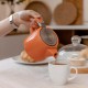 Orange Ceramic Teapot 500ml/17oz Orange Ceramic Teapot 500ml/17oz