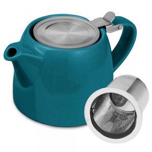 Ceramic Teapot Dark Blue 500ml/17oz