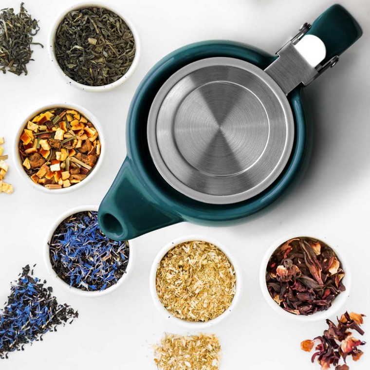 Ceramic Teapot Dark Blue 500ml/17oz