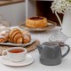 Ceramic Teapot Gray 500ml/17oz