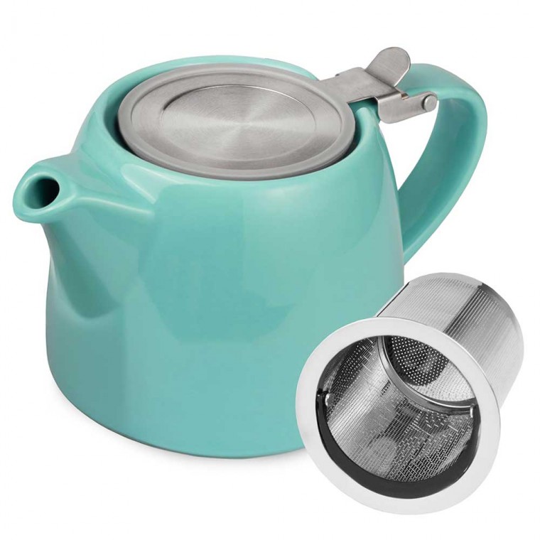 Ceramic Teapot Light Blue 500ml/17oz