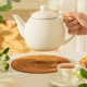 Porcelain Teapot With Removable Infuser White 800ml/27oz