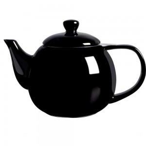 Porcelain Teapot With Removable Infuser Black 800ml/27oz