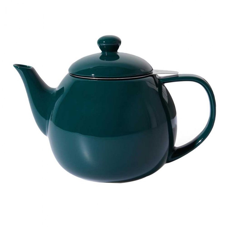 Porcelain Teapot With Removable Infuser Dark Green 800ml/27oz