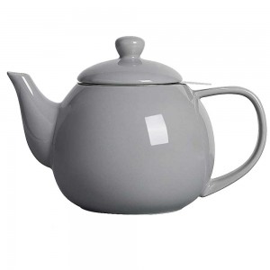Porcelain Teapot With Removable Infuser Gray 800ml/27oz
