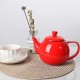 Porcelain Teapot With Removable Infuser Red 800ml/27oz