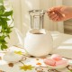 Porcelain Teapot With Removable Infuser White 800ml/27oz