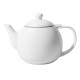 Porcelain Teapot With Removable Infuser White 800ml/27oz