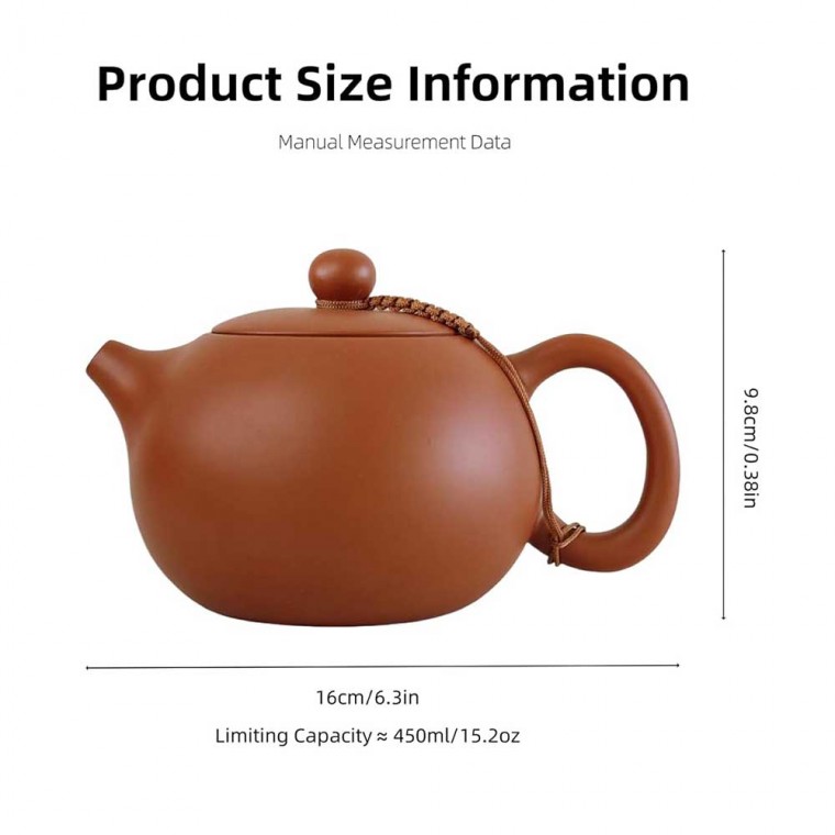 Yixing Xishi Zisha Teapot 400ml/14oz