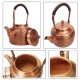 Copper Tea Kettle Leaf 1500ml/51oz