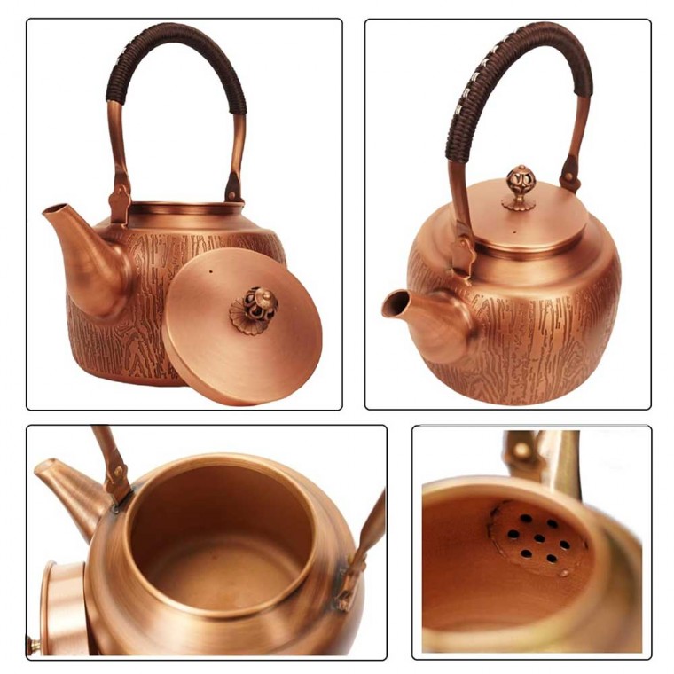 Copper Tea Kettle Stripes 1500ml/51oz