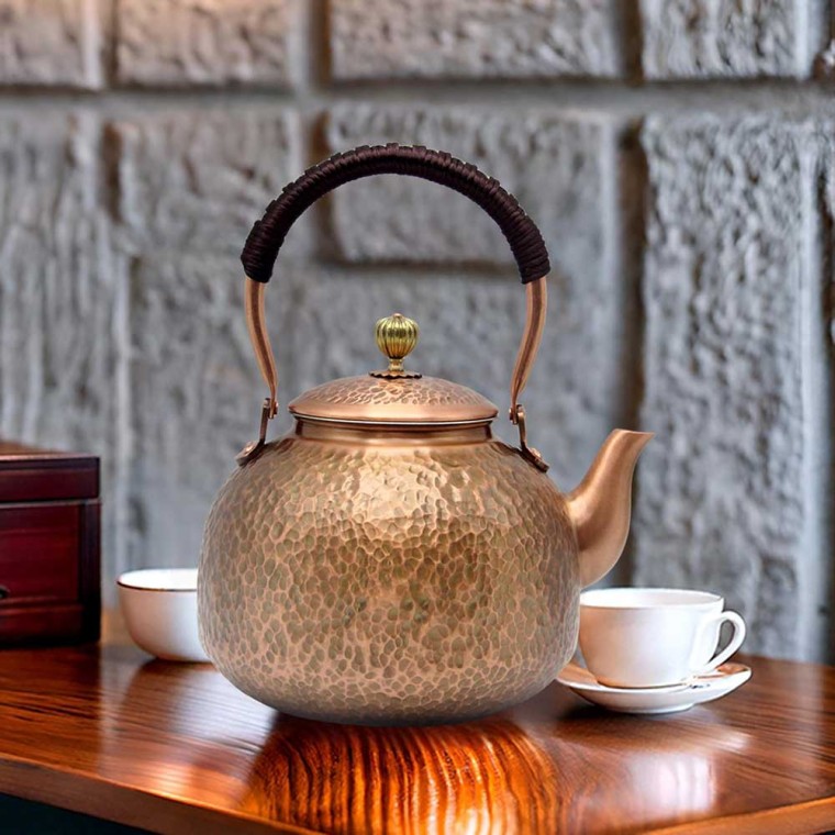 Copper Tea Kettle With Infuser 2000ml/67oz