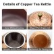Copper Tea Kettle With Infuser 2000ml/67oz