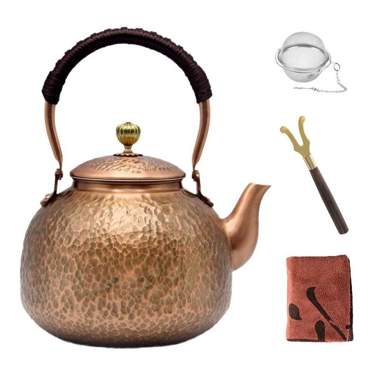 Copper Tea Kettle With Infuser 2000ml/67oz