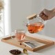Glass Teapot Bamboo Lid 1000ml/34oz