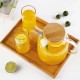 Glass Teapot Bamboo Lid 1600ml/54oz