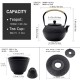 Cast Iron Teapot Set With Trivet 1200ml/40.6oz