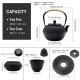 Cast Iron Teapot Set With Warmer And Trivet 1200mlml/41oz