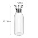 Glass Carafe With Flip-Drip Lid 1000ml Glass Carafe With Flip-Drip Lid 1000ml