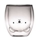 Cute Bear Double Wall Glass Cup 450ml Cute Bear Double Wall Glass Cup 450ml