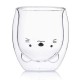 Cute Cat Double Wall Glass Cup 450ml Cute Cat Double Wall Glass Cup 450ml