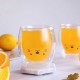 Cute Bear Double Wall Glass Cup 450ml Cute Bear Double Wall Glass Cup 450ml