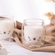Cute Bear Double Wall Glass Cup 450ml Cute Bear Double Wall Glass Cup 450ml