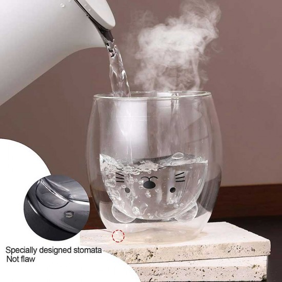 Cute Bear Double Wall Glass Cup 450ml Cute Bear Double Wall Glass Cup 450ml