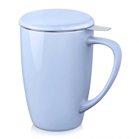 Ceramic Mug With Infuser For Loose Tea Light Purple 500ml Ceramic Mug With Infuser For Loose Tea Light Purple 500ml