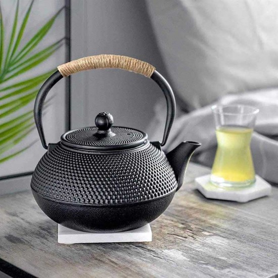 Cast Iron Teapot With Infuser For Loose Tea 600ml Cast Iron Teapot With Infuser For Loose Tea 600ml
